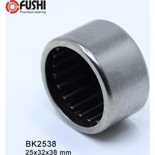 BK2538 Needle Bearings 25*32*38 mm ( 5 Pc ) Drawn Cup Needle Roller Bearing BK253238 Caged Closed ONE End 85941/25