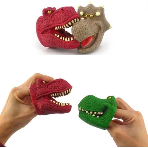Dinosaur finger toys 3D Finger toys Tyrannosaurus Rex Triceratops Pterosaur Wyvern parent-child games Simulation toys