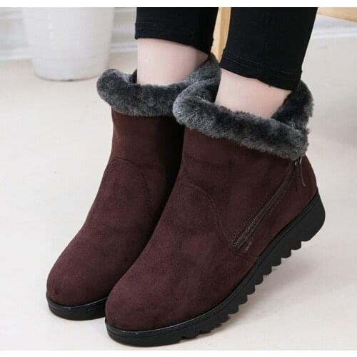 JIANDIAN Women's Wedge Ankle Boots