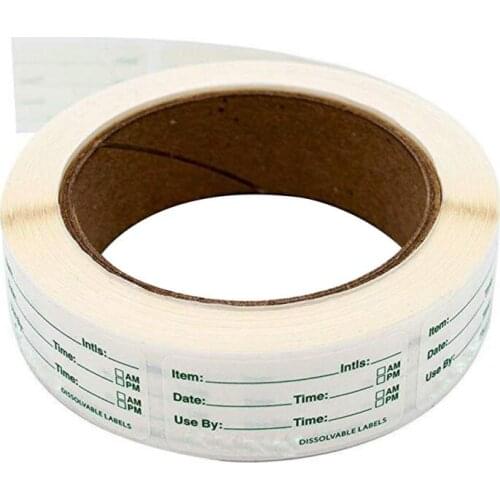 Adhesive Removable Food Labels Food Labels Food Storage Freezer Sticker Paper for Kitchen Food Date Safe Supplies