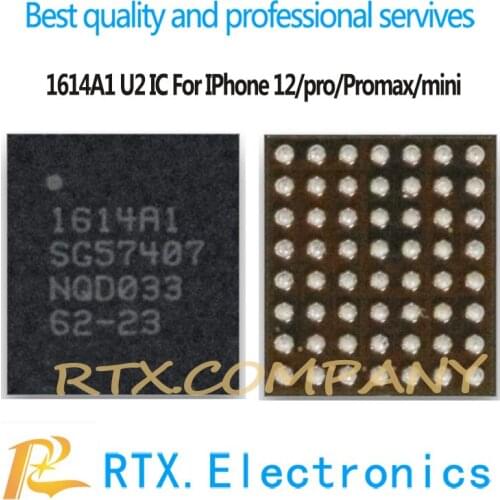 1614A1 For IPhone12/12pro /12Promax/12mini USB Charger Control Chip U2 Tristar Charging Power Management Controller Original New