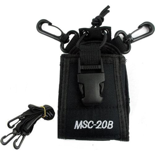 MSC-20B Multi-function Walkie Talkie Radio Case Bag Holder for Kenwood Yaesu Motorola VX3R VX6R VX7R VX-8DR FT1DR FT60R