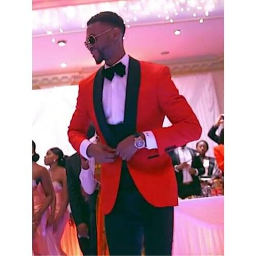 Customize Handsome Groom Tuxedos Mens Evening Dress Toast Dress Wedding Blazer Business Suits (Jacket+Pants+Vest+Tie) K:2118