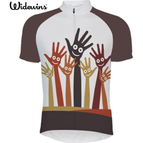 Palm laugh Cycling jersey Short Sleeve shirts Smiling face Bicycle Sport Wear Bike Ropa Ciclismo Bisiklet clothing 5087