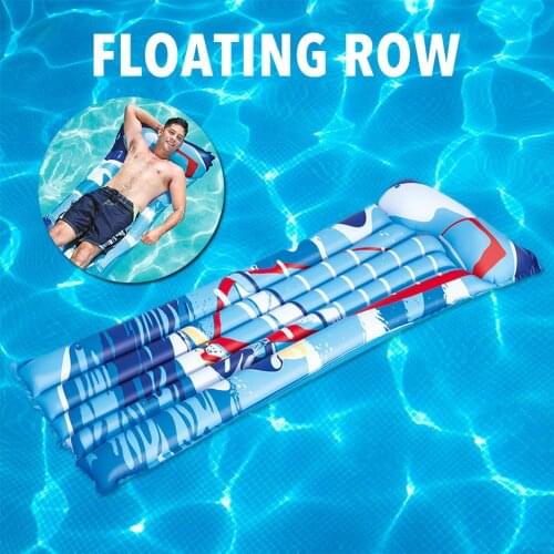 Swimming Pool Water Hammock Lounge Inflatable Pool Floating Row For Adults Strong And Durable Large Enough
