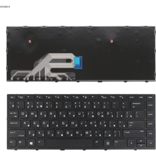 Russian Layout New Replacement Keyboard For HP Proboook 430 G5 440 G5 445 G5 Laptop Black with Frame NO Backlit