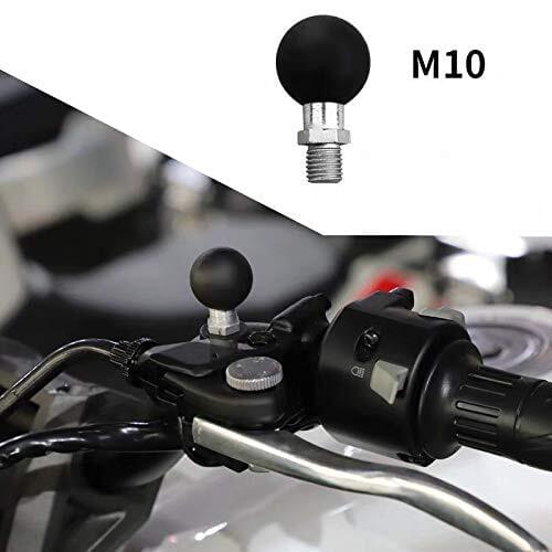 Universal Motorcycle Accessories 1" Ball Base M10 x 1.25 Male Thread Mount | Motorcycle Motorbike for Ram Mounts