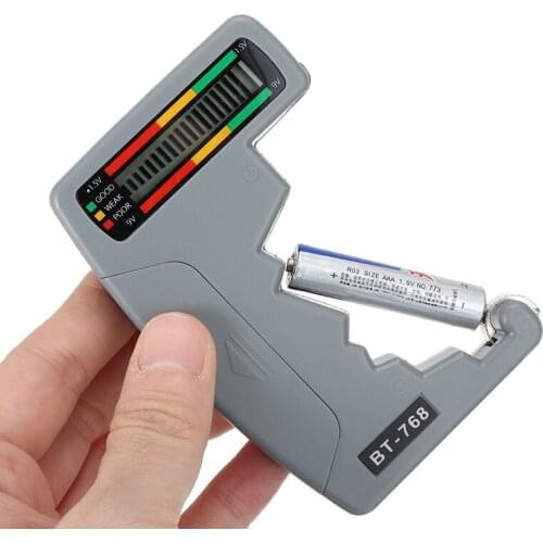 Digital LCD Battery Tester Checker Battery Capacity Tester For C/D/AA/AAA/9V 1.5V Cell Button Checker Measuring Instrument
