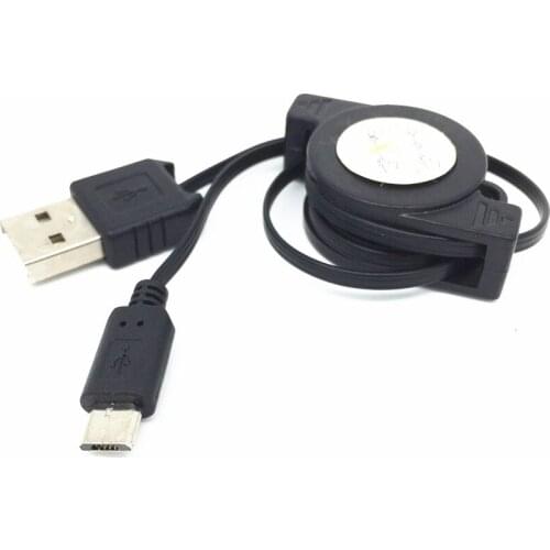 Retractable Micro USB Data Sync Charger Cable for Samsung S7530 S7508 I8250 S6352 S7562 S6102E I519 I8160 Sm G3608 G3139D I8250