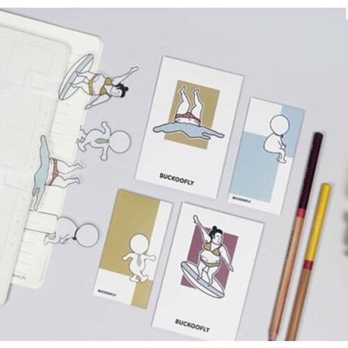 Funny Surf Girl Bookmark Cute Cartoon Mark Page Creative Students Stationery For Office Supplies