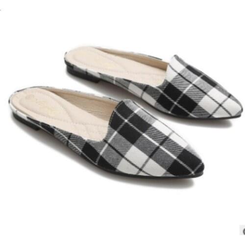 Ladies Patchwork Slides Summer Soft Insole For Tender Foot 2021 New Arrivals Cheap Chinese Shoes Outdoor Slippers Flats Red 43