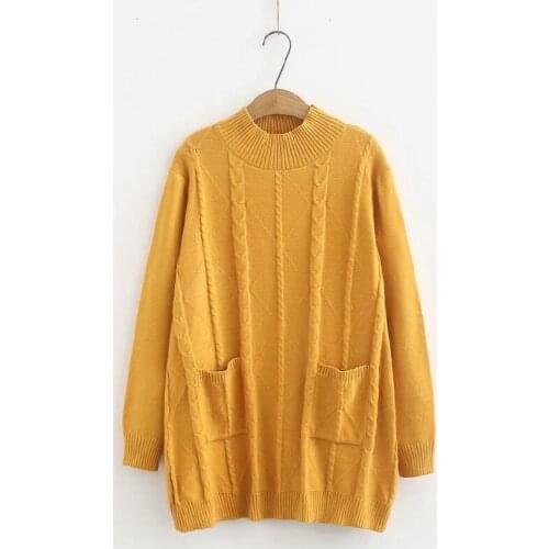 Plus Size Womens Sweaters Autumn Winter Knitted Pullover Oversized Tops womens sweaters