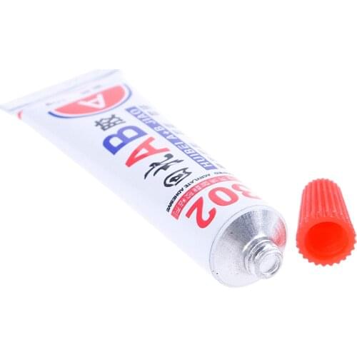 Liquid Strong Super AB Glue 302 Metal Wood Fabric Rubber Leather Plastic UV Adhesive Universal Cyanoacrylate Epoxy Glue