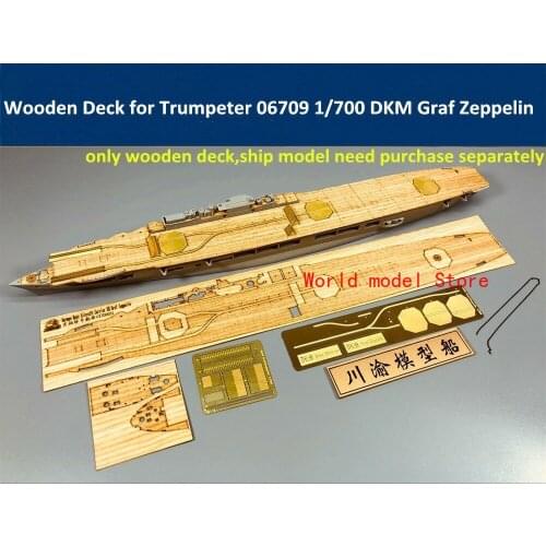 1/700 Zeppelin Wooden Deck & Detailed Up Set for Trumpeter 06709 CY700031