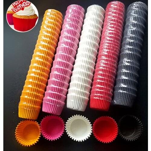 1000Pcs/Bag 25x20mm Food Grade Cake Cupcake Liner Baking Muffin Tray Cake Mold Decorating Tools