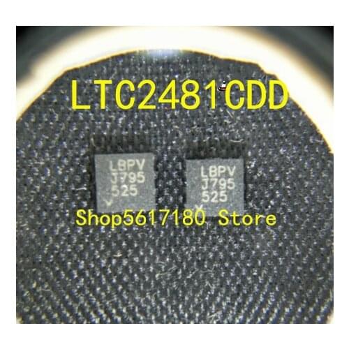 5PCS/LOT new original LTC2481CDD LBPV, LTC2053CDD LAEQ ,LTC1540CDD LAAS .DFN IC