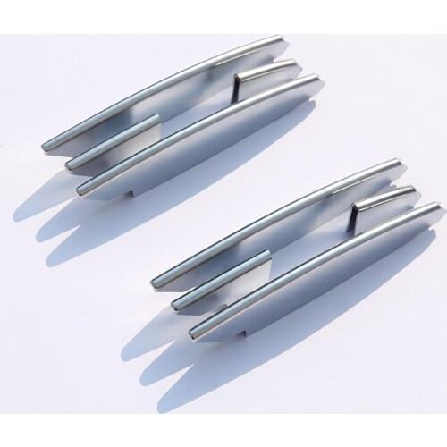 8pcs For Land Rover Freelander 2 2008-2015 Accessory Car Styling Chrome Interior Center Air Conditioning Vent Outlet Strips Trim