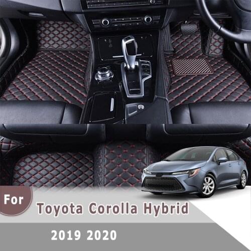 Right Hand Drive Car Floor Mats For Toyota Corolla Hybrid 2019 2020 Custom Carpets Auto Accessories Non-slip Rugs