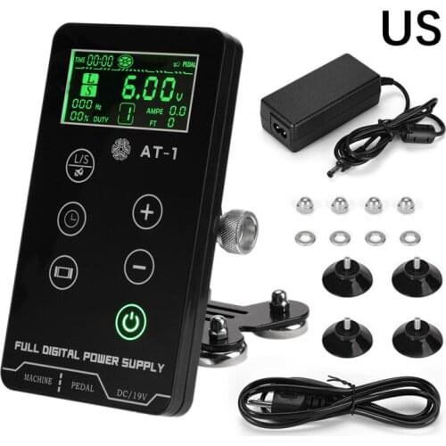 Tattoo Power Supply Touch Screen Intelligent Digital LCD Makeup Dual Tattoo Power Supplies Set