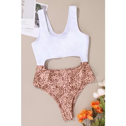 Daxiyee Leopard Swimwear