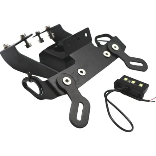 Motorcycle Rear License Plate Holder Mount Bracket Compatible with Yamaha MT-09 17-20 FZ-09 17-18 Replace Parts