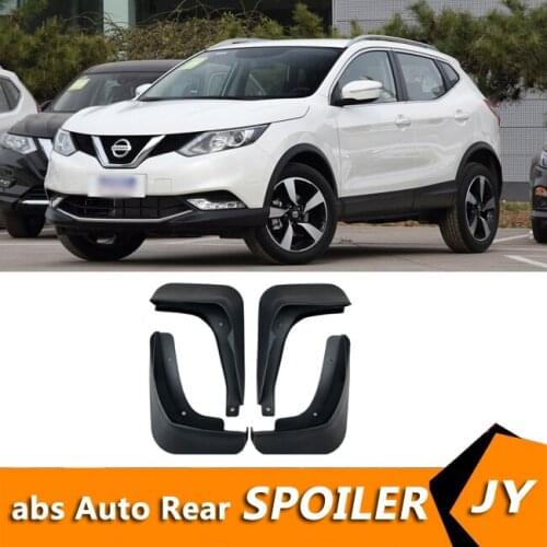 For Nissan Qashqai 2014-2017 Mudflaps Splash Guards Front With color and rear Mud Flap Mudguards Fender Modified special