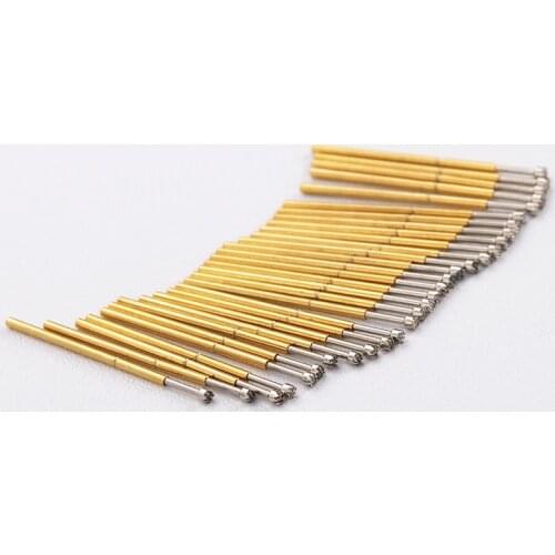 100PCS/pack P50-H2 Nine-jaw Plum Blossom Head Test Probe Needle Diameter 0.68mm Length 16.55mm PCB Pogo Pin