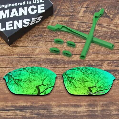 ToughAsNails Resist Seawater Corrosion Polarized Replacement Lenses and Rubber Kit for Oakley Half Jacket 2.0 Sunglasses