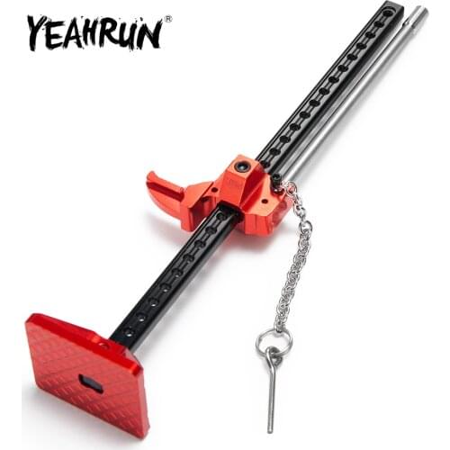 YEAHRUN Metal Mini High Lifting Jack for Axial SCX10 Traxxas TRX4 Tamiya CC01 RC4WD D90 1/10 RC Crawler Car Truck Buggy Parts