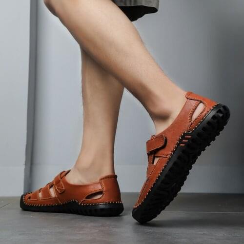 Big de man deportivas sandals sandale sandali herren sandalle men 2020 sport sandalia roman playa sandal ete para leather mens