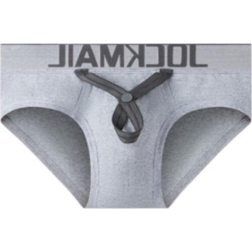 Mens Rings Underwear Sexy Bag Shows Big Movement, Breathable Flat Angle u Convex Comfortable Cotton Low Waist Boxer Pants