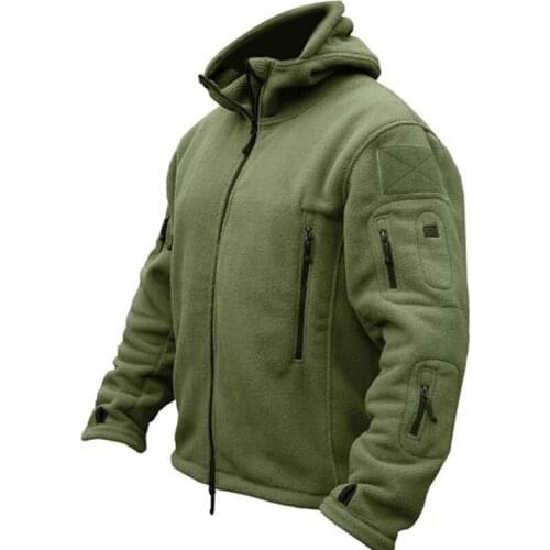 New Mens Military Tactical Outdoor Softshell Fleece Clothes Sports Army Sportswear Thermal Hunting Hiking Camping Hoodie Jacket
