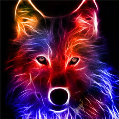 O Wolf animals new arrival crafts DIY Crystal full drill square 5D diamond painting cross stitch kit 3d mosaic round rhinestone