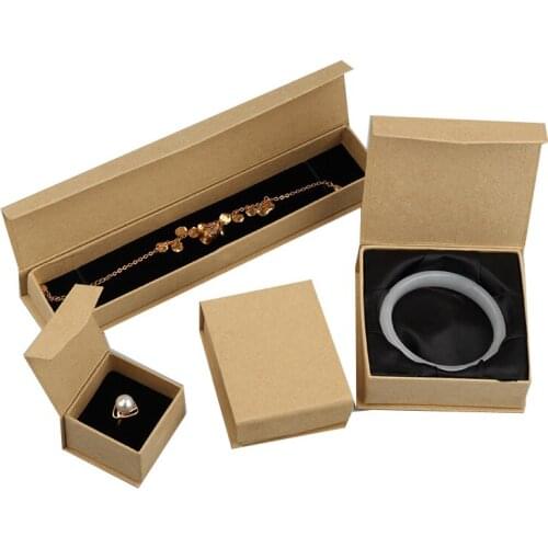 OEM LOGO)Free Shipping Jewelry Box with Magnetic For Ring Earring Pendant Bracelet Packaging Boxes Jewellery Organizer Boxes