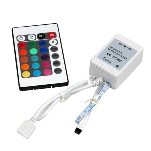 CNIM Hot IR Box Remote Controller 24 Keys for RGB LED Light Strip