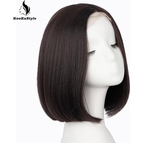 Synthetic Wigs Short Bob Wigs for Women Short straight Wigs Hair Natural Black//Blonde/Pink Cosplay Wigs for Brazil Party