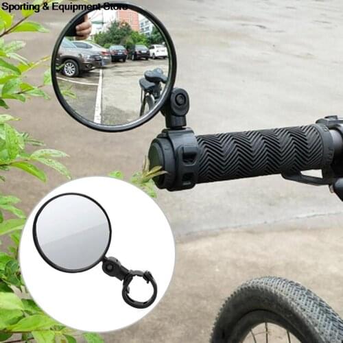 1Pc Bicycle Rearview 360 Rotate Safety Cycing Rear View Mirror Bike Accessories For 18-22MM MTB Bike Handlebar Mirrors