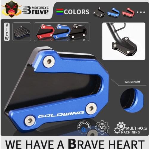Picks Items For Honda Goldwing 1800 2018 2019 2020 2021 GL1800 Goldwing Motorcycle Kickstand Side Stand Enlarge Extension GL1800