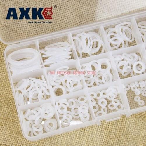 2021 New Silicone Gasket Rubber Feet 250pcs O-ring Seals High Temperature Seal Set Silicone Fluorine Rubber Nbr Ring 4-30 Od