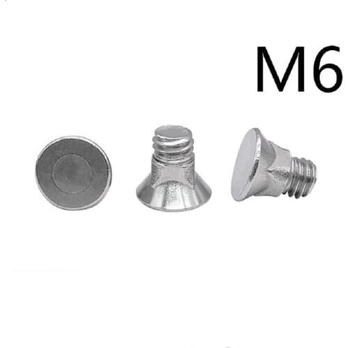 30PCS M6x10/12/14/16/18/20/22/25/30 GB10 Stainless Steel flat countersunk square neck bolts Flat Head Square Neck Screw Pear Tip