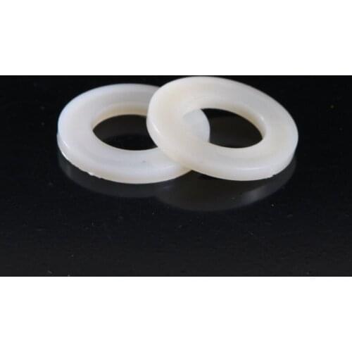 30PCS-M6*12/18 Nylon Washers Nylon Insulated Flat Washer Plastic Gasket Plastic Washers