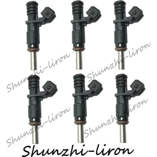 6PCS Fuel Injector Nozzle For BMW E87 E90 E91 E60 E61 E63 E65 E83 E85 N52 3.0L L6 2007-2013 OEM:7531634