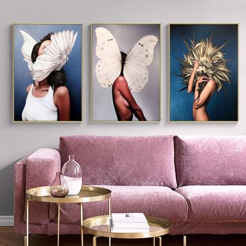 DIY 5D Diamond Painting Wing Feather Abstract Picture Full Square/Round Diamond Embroidery Cross Stitch Mosaic room Decor