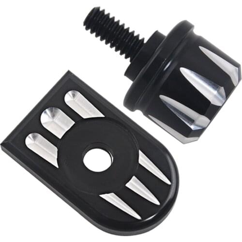 Aluminum Rear Fender Seat Bolt Tab Screw Mount Knob Cover Kit For Harley Dyna 1996-2019 Motorcycle Accessories