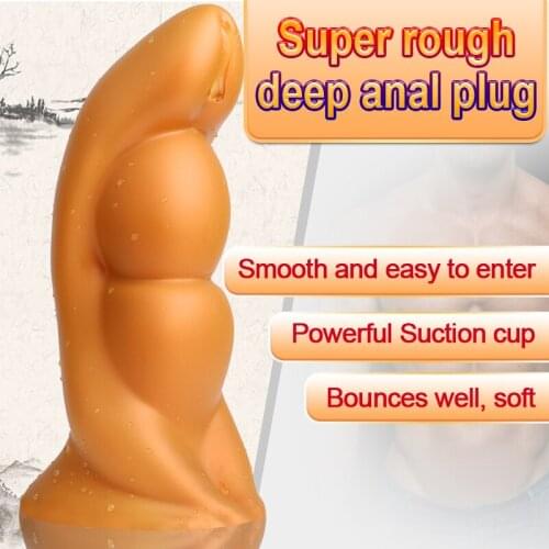 Adult Large Anal Sex Toys Huge Size Butt Plugs Prostate Massage For Men Female Anus Expansion Stimulator Big Anal Beads