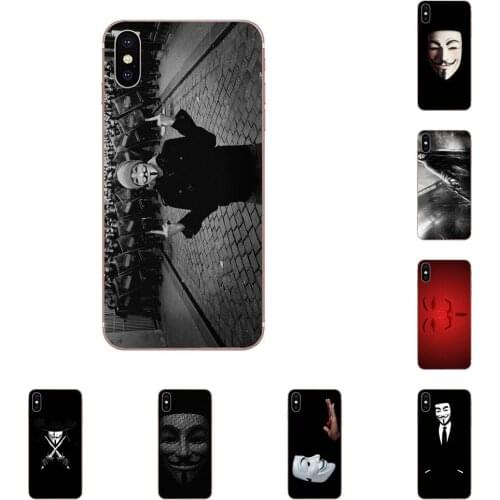 Anonymous Rebel Transparent TPU Cases Cover For Samsung Galaxy Note 10 pro Galaxy Note 10 Plus Galaxy Note 10 Lite M60s