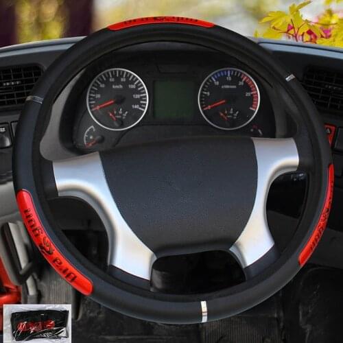 Car Steering Wheel Cover Diameters 36 38 40 42 45 47 50CM 7 Sizes to Choose For Auto Truck Car Steering-Wheel Car Styling