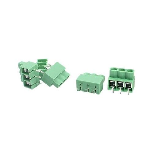 KF166-2P/3P 5mm 2P/3P Plug in PCB Screw Terminal Barrier Block Connector