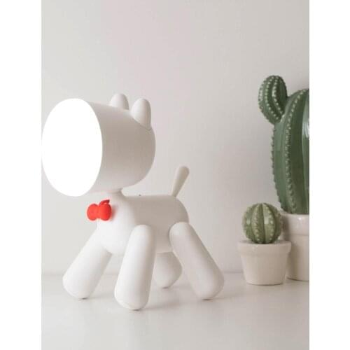 Creative Puppy Dog Design Novelty Lights 3D USB Supply Night Lamp Lightness Adjustable for Children Kids Baby Bedroom Gifts