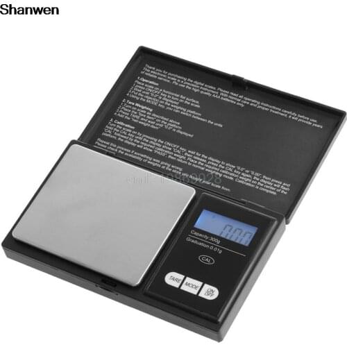 Mini Digital Scale 300g/0.01g LCD Electronic Gold Jewelry Pocket Gram Weight New